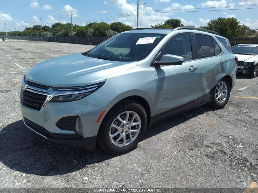 2022 CHEVROLET EQUINOX LT - 2GNAXKEV8N6135202