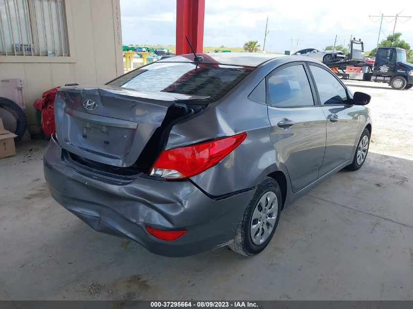 2016 HYUNDAI ACCENT SE - KMHCT4AE0GU163008