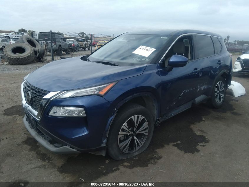 VIN JN8AT3BA9MW013162 2021 NISSAN ROGUE SV