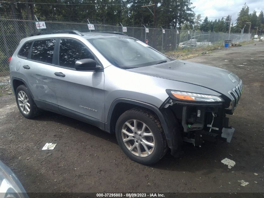 2016 JEEP CHEROKEE SPORT - 1C4PJLAB8GW237954