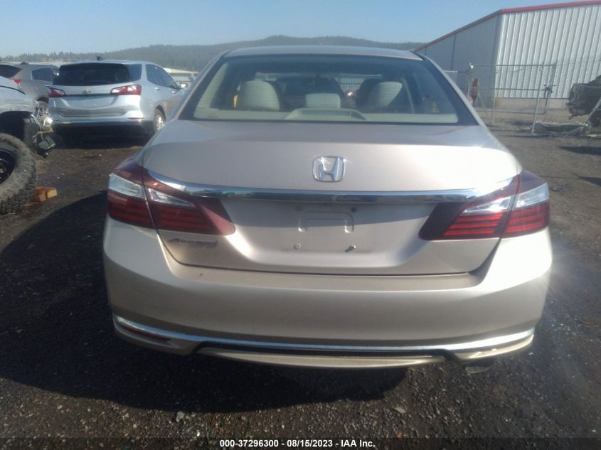 2016 HONDA ACCORD SEDAN LX - 1HGCR2F39GA126993