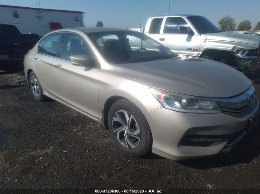 2016 HONDA ACCORD SEDAN LX - 1HGCR2F39GA126993