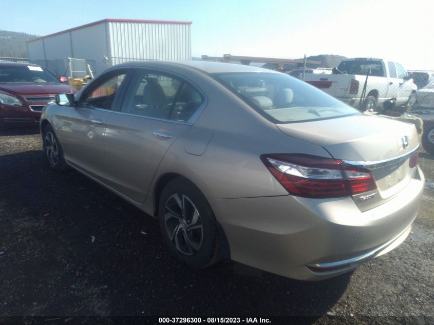 2016 HONDA ACCORD SEDAN LX - 1HGCR2F39GA126993