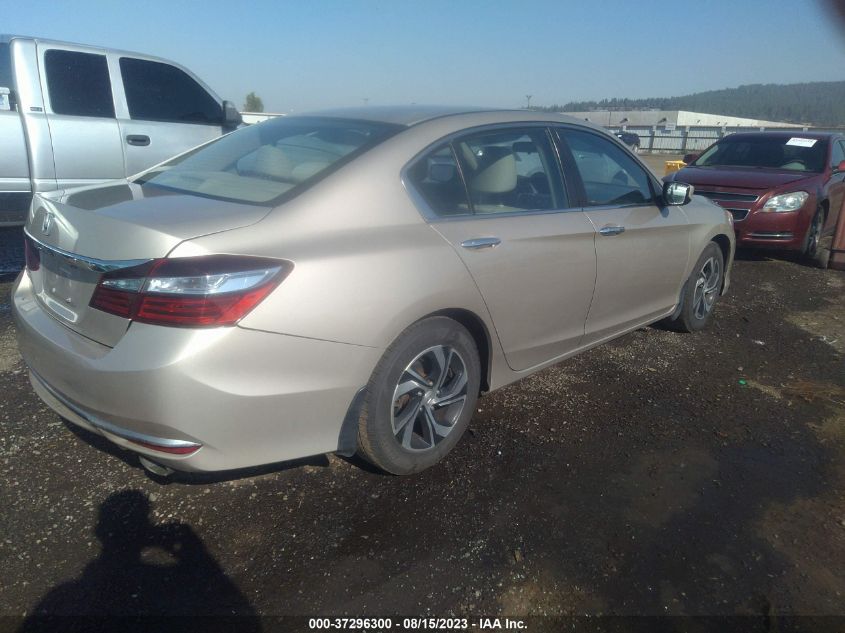 2016 HONDA ACCORD SEDAN LX - 1HGCR2F39GA126993