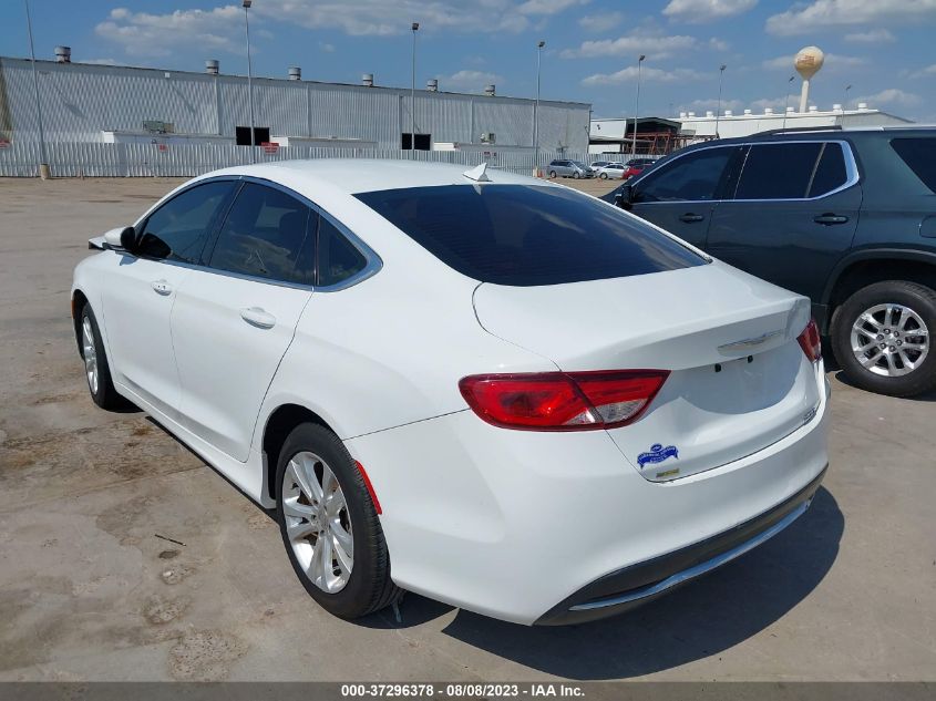 2015 CHRYSLER 200 LIMITED - 1C3CCCAB2FN685852