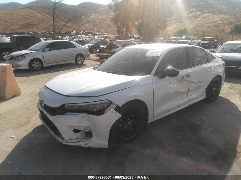 VIN 2HGFE2F53NH524242 2022 HONDA CIVIC SEDAN SPORT