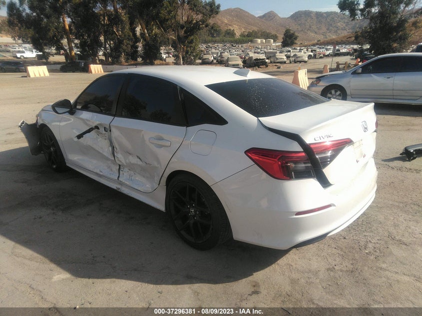 VIN 2HGFE2F53NH524242 2022 HONDA CIVIC SEDAN SPORT