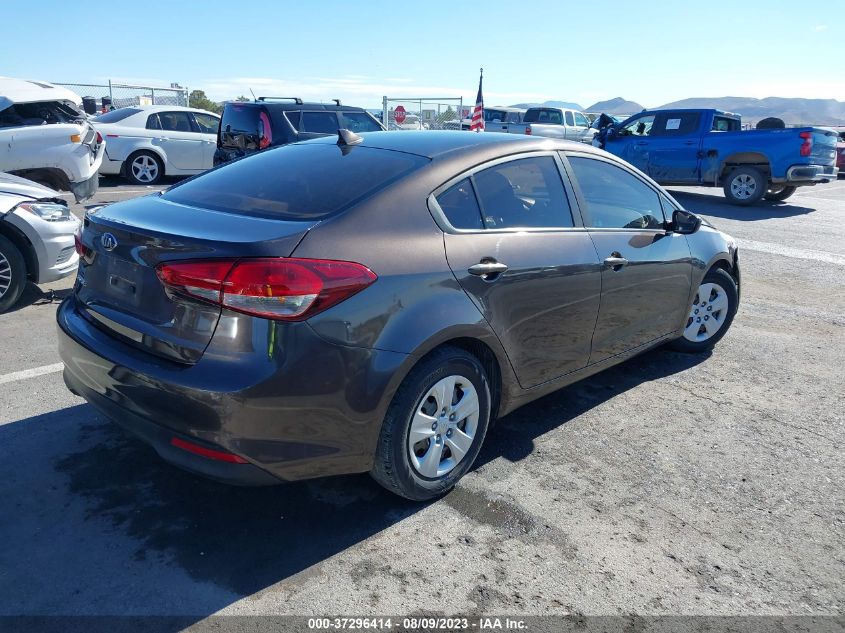 2017 KIA FORTE LX - 3KPFK4A73HE157600
