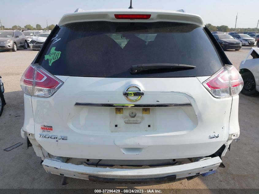 2016 NISSAN ROGUE SV - KNMAT2MT2GP611404
