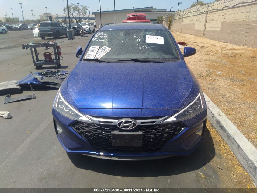 2019 HYUNDAI ELANTRA SPORT - KMHD04LB1KU885533