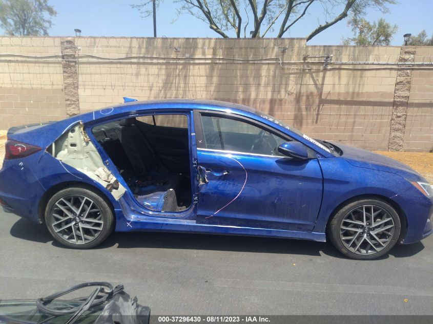 2019 HYUNDAI ELANTRA SPORT - KMHD04LB1KU885533