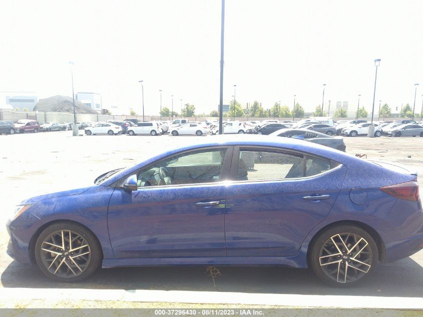 2019 HYUNDAI ELANTRA SPORT - KMHD04LB1KU885533