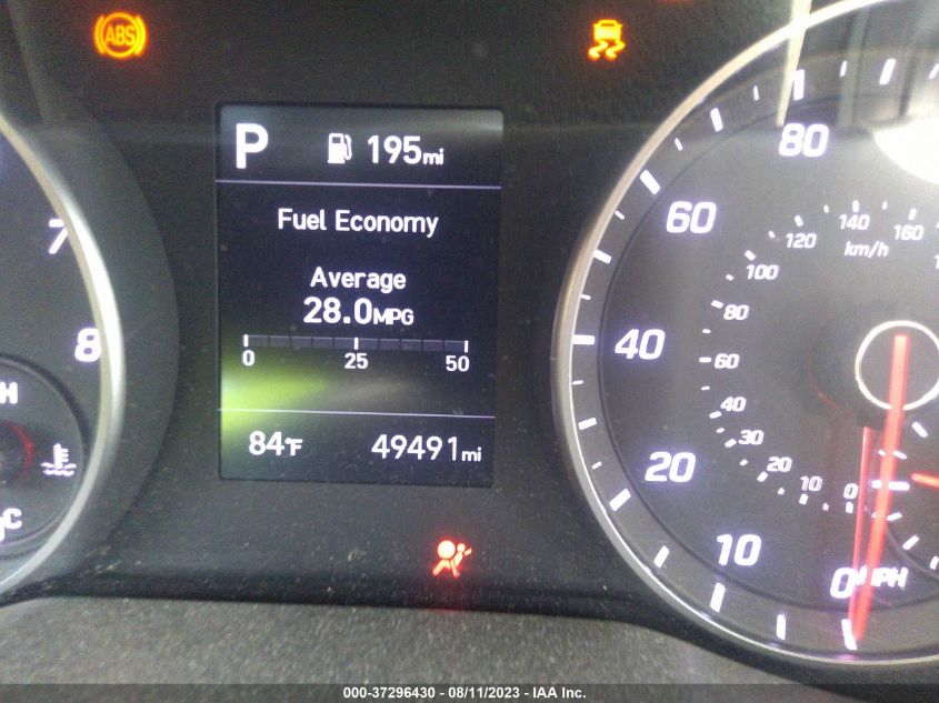 2019 HYUNDAI ELANTRA SPORT - KMHD04LB1KU885533