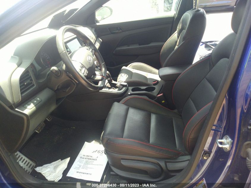 2019 HYUNDAI ELANTRA SPORT - KMHD04LB1KU885533