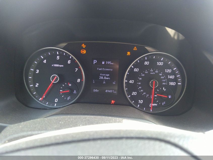 2019 HYUNDAI ELANTRA SPORT - KMHD04LB1KU885533