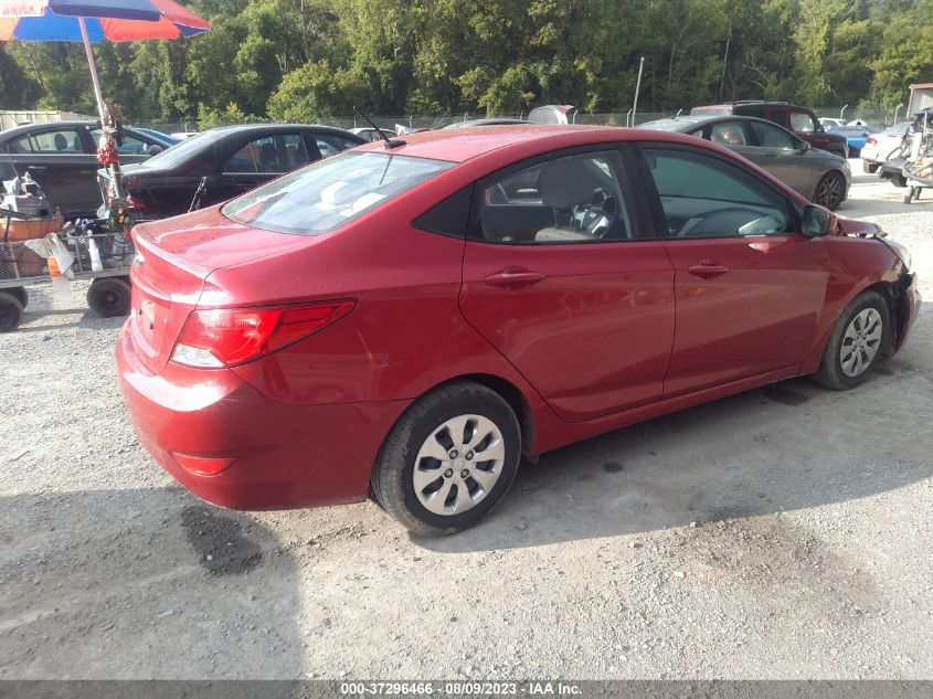 2017 HYUNDAI ACCENT SE - KMHCT4AE0HU291542