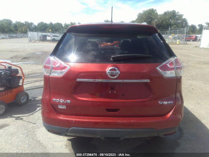 2016 NISSAN ROGUE SV - KNMAT2MV5GP656449