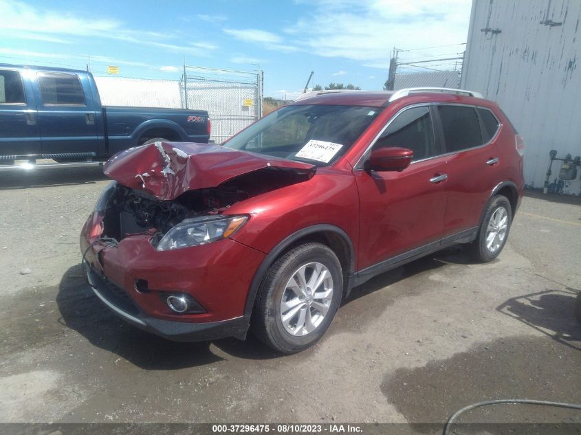 2016 NISSAN ROGUE SV - KNMAT2MV5GP656449