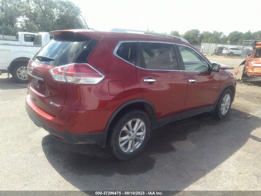 2016 NISSAN ROGUE SV - KNMAT2MV5GP656449
