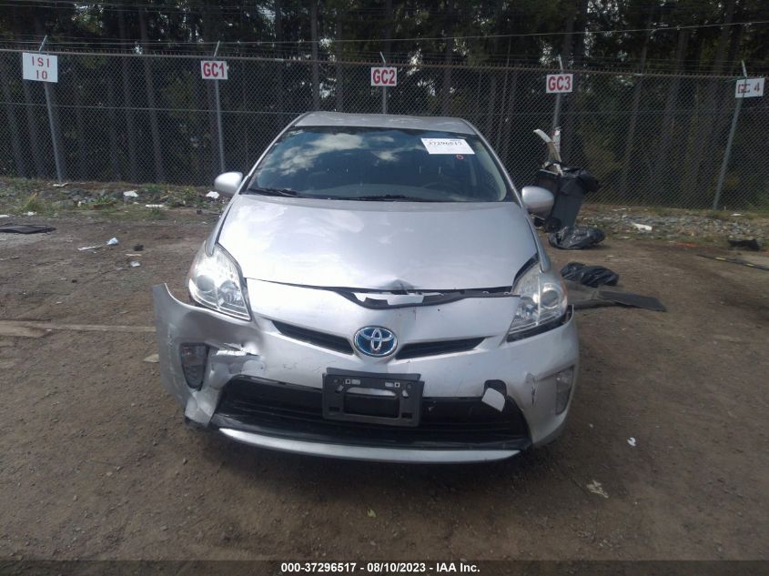 2013 TOYOTA PRIUS ONE/TWO/THREE/FOUR/FIVE - JTDKN3DU1D5636556
