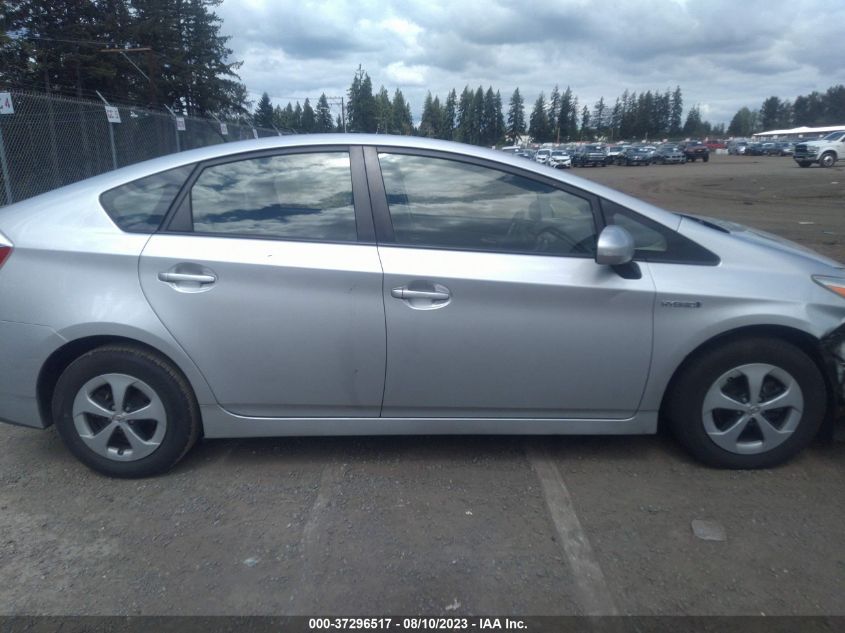 2013 TOYOTA PRIUS ONE/TWO/THREE/FOUR/FIVE - JTDKN3DU1D5636556