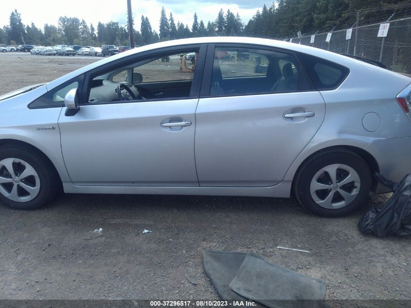 2013 TOYOTA PRIUS ONE/TWO/THREE/FOUR/FIVE - JTDKN3DU1D5636556
