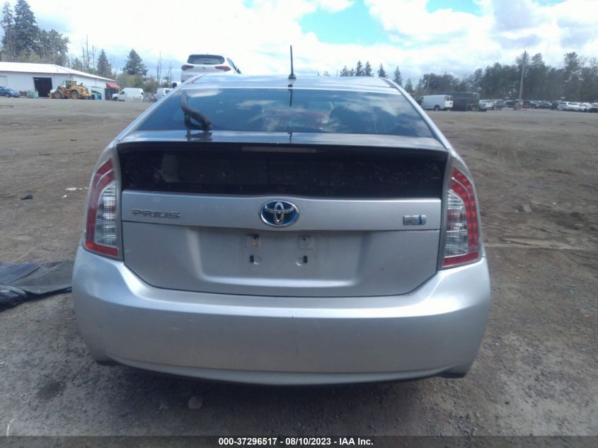 2013 TOYOTA PRIUS ONE/TWO/THREE/FOUR/FIVE - JTDKN3DU1D5636556