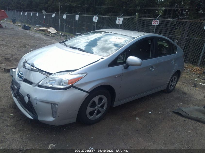 2013 TOYOTA PRIUS ONE/TWO/THREE/FOUR/FIVE - JTDKN3DU1D5636556