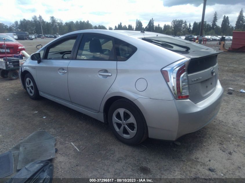 2013 TOYOTA PRIUS ONE/TWO/THREE/FOUR/FIVE - JTDKN3DU1D5636556