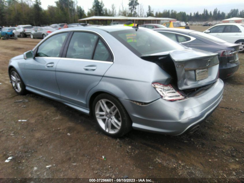 2013 MERCEDES-BENZ C-CLASS C 250 - WDDGF4HBXDR294041