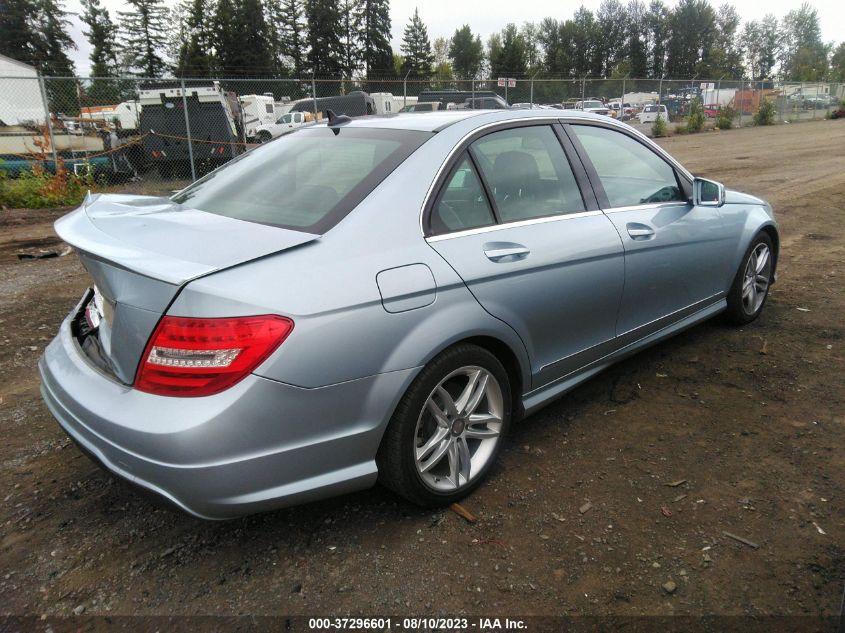 2013 MERCEDES-BENZ C-CLASS C 250 - WDDGF4HBXDR294041