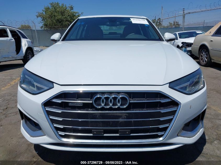 2021 AUDI A4 SEDAN PREMIUM - WAUABAF45MN007322