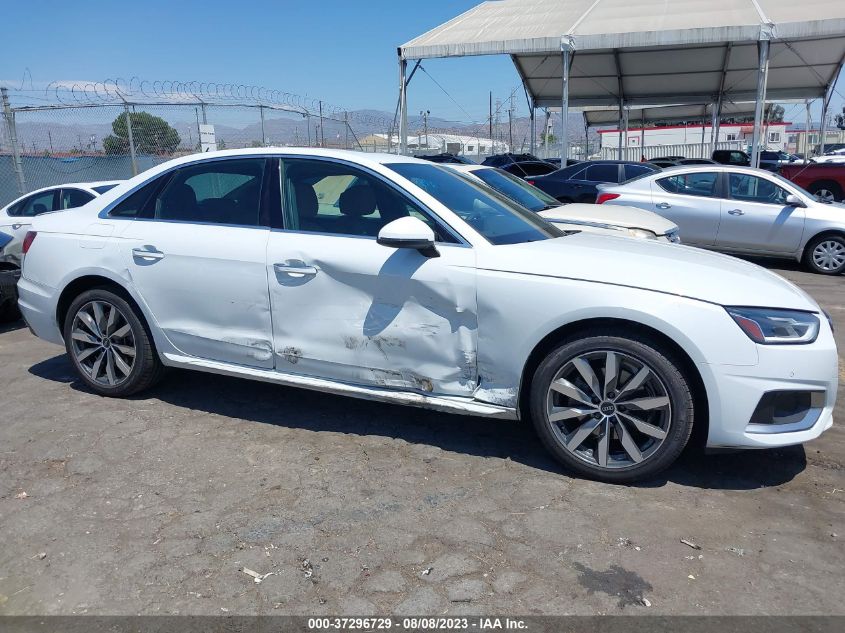 2021 AUDI A4 SEDAN PREMIUM - WAUABAF45MN007322