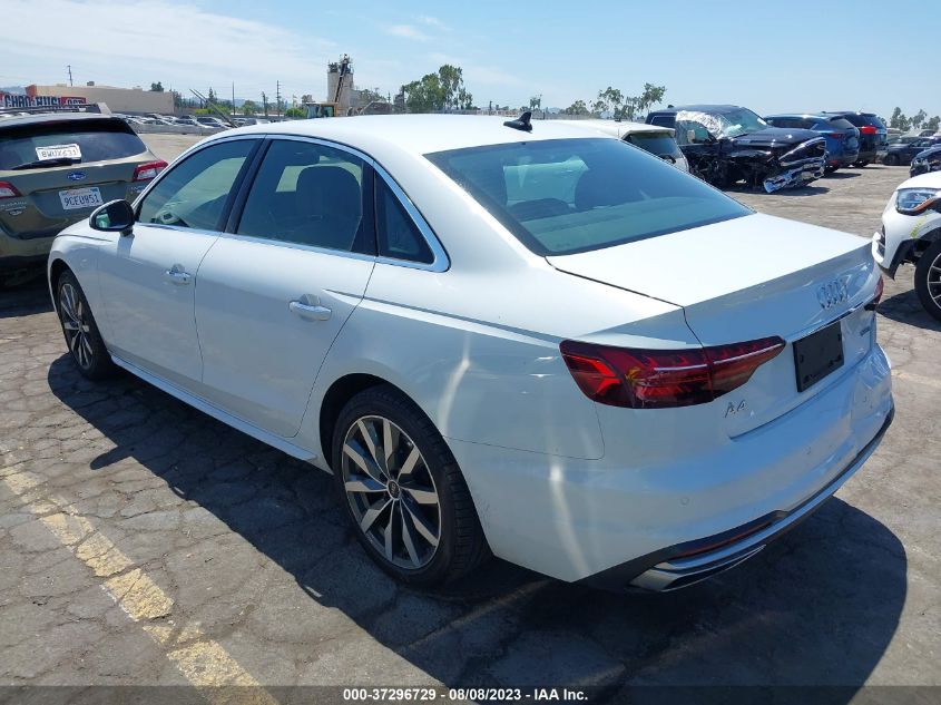 2021 AUDI A4 SEDAN PREMIUM - WAUABAF45MN007322