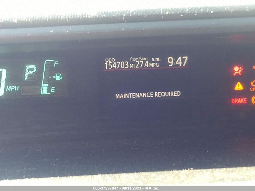 2013 TOYOTA PRIUS C ONE/TWO/THREE/FOUR - JTDKDTB32D1047892