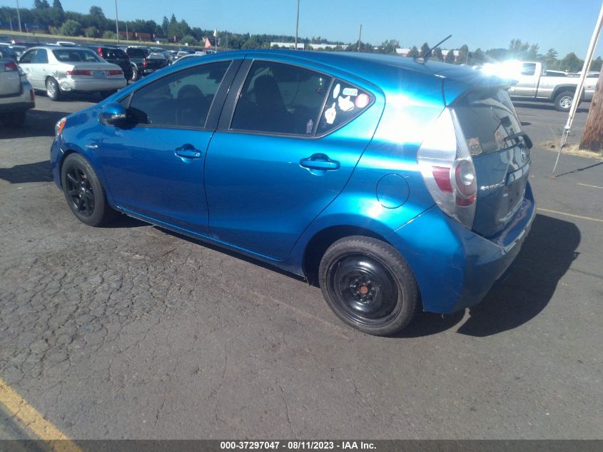 2013 TOYOTA PRIUS C ONE/TWO/THREE/FOUR - JTDKDTB32D1047892
