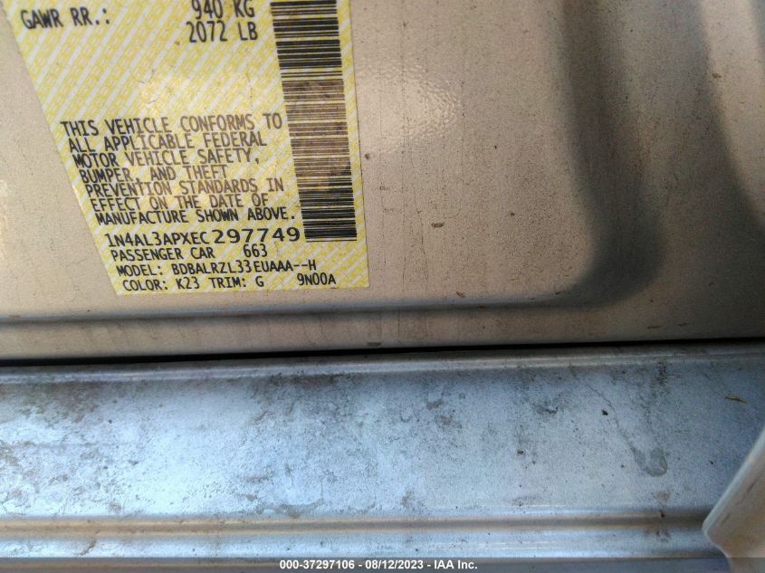 2014 NISSAN ALTIMA 2.5 S - 1N4AL3APXEC297749