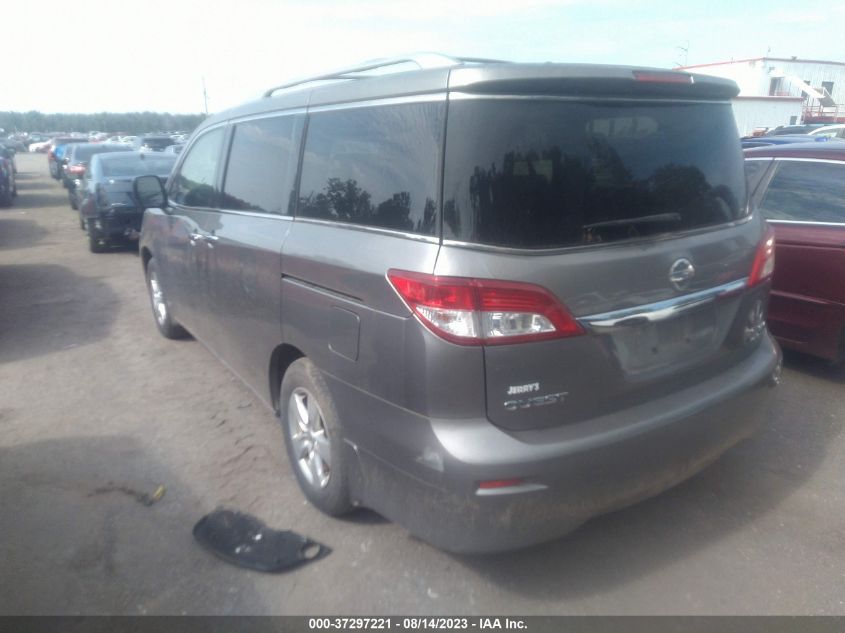 2013 NISSAN QUEST SV - JN8AE2KP4D9070232