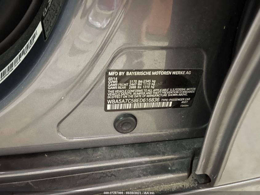 2014 BMW 528 WBA5A7C58EF616836
