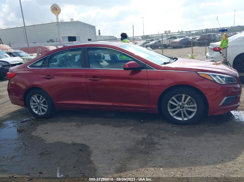 2016 HYUNDAI SONATA 2.4L SE - 5NPE24AF1GH370753