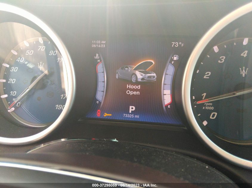 2014 MASERATI GHIBLI S Q4 ZAM57RTAXE1095285