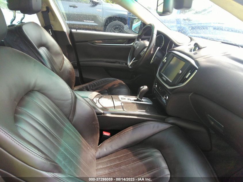 2014 MASERATI GHIBLI S Q4 ZAM57RTAXE1095285