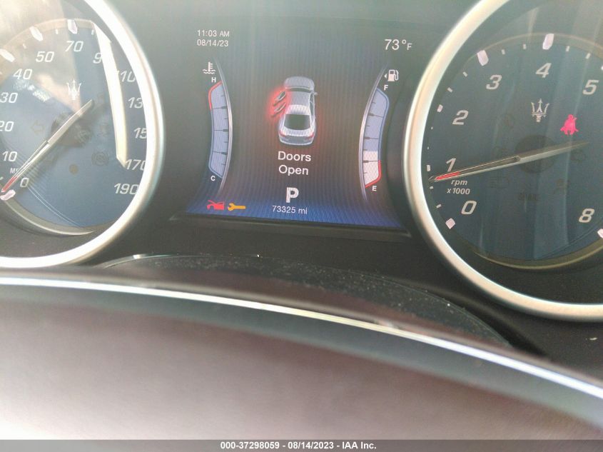 2014 MASERATI GHIBLI S Q4 ZAM57RTAXE1095285