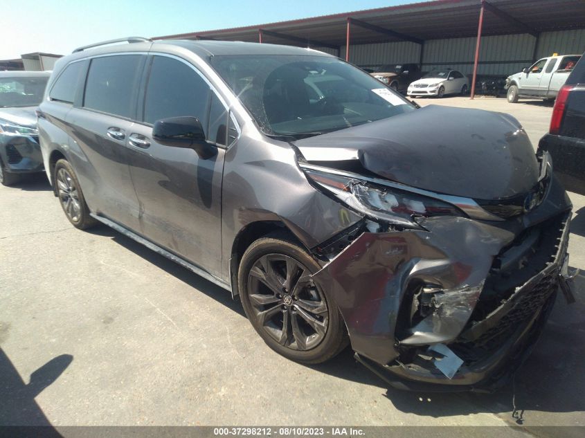 2022 TOYOTA SIENNA XSE - 5TDDRKEC8NS110787