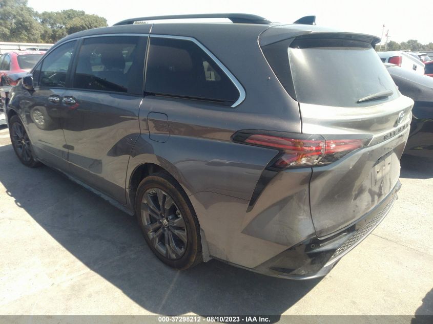 2022 TOYOTA SIENNA XSE - 5TDDRKEC8NS110787