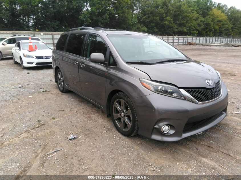 2017 TOYOTA SIENNA SE - 5TDXZ3DC0HS889675