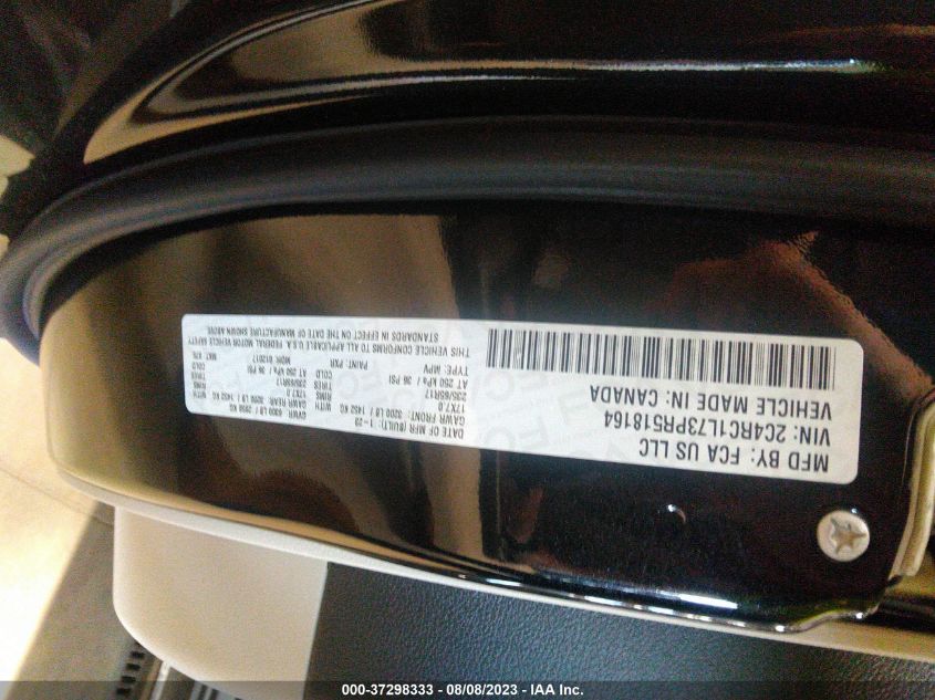 2023 CHRYSLER PACIFICA HYBRID TOURING L - 2C4RC1L73PR518164