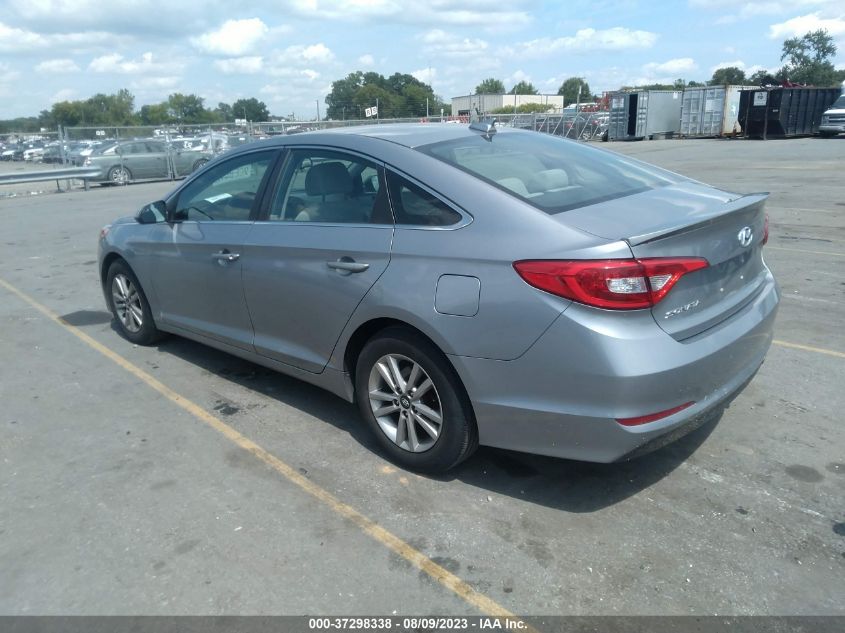 2016 HYUNDAI SONATA 2.4L - 5NPE24AF9GH184333