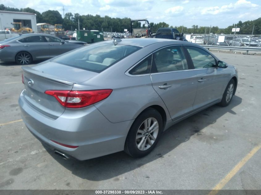 2016 HYUNDAI SONATA 2.4L - 5NPE24AF9GH184333