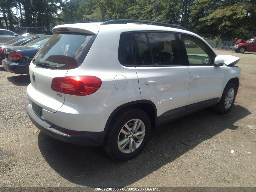 2016 VOLKSWAGEN TIGUAN S - WVGAV7AX2GW530113